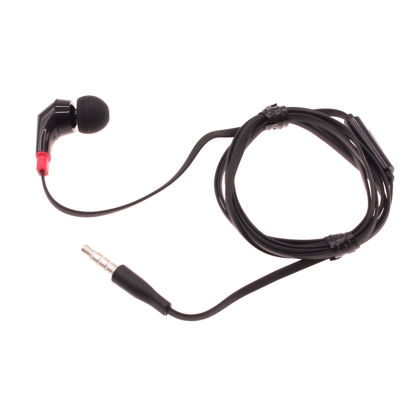 Mono Headset Earphone w Mic Wired Earbud 3.5mm Single Headphone Hands-free  - BFF47 440-1