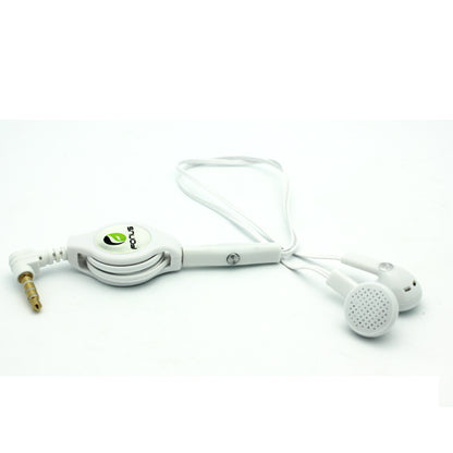 Retractable Earphones Headphones Hands-free Headset Handsfree Earbuds  - BFB56 406-1