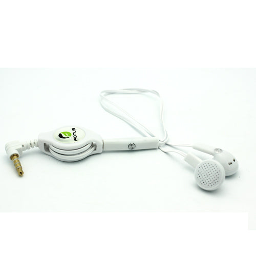 Retractable Earphones Headphones Hands-free Headset Handsfree Earbuds  - BFB56 406-1