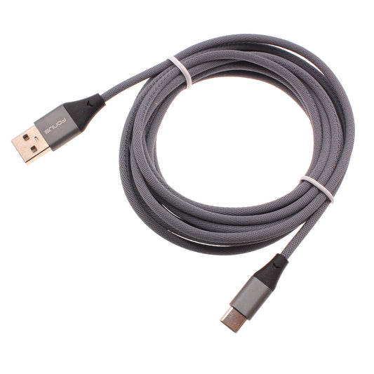 image of 10ft USB-C Cable Extra Long Fast Charger Power Cord Type-C Sync  - BFA98 1552-1