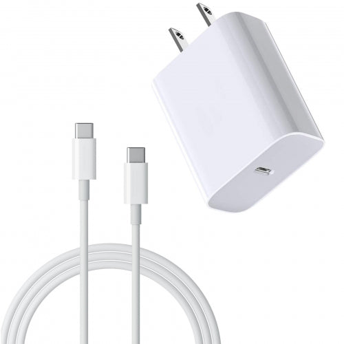 image of 18W Fast Home Charger PD Type-C 6ft USB-C Cable Quick Power Adapter  - BFJ09 1323-1