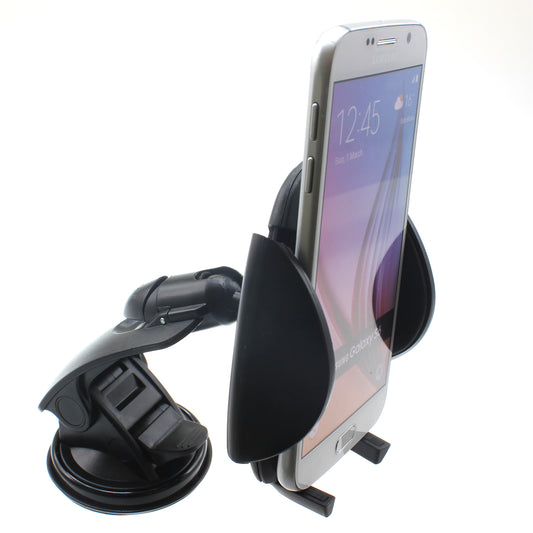 image of Car Mount Dash Windshield Holder Cradle Rotating  - BFC22 684-1