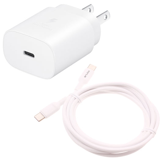 image of 25W Fast Home Charger PD Type-C 10ft USB-C Cable Quick Power Adapter  - BFA78 1520-1