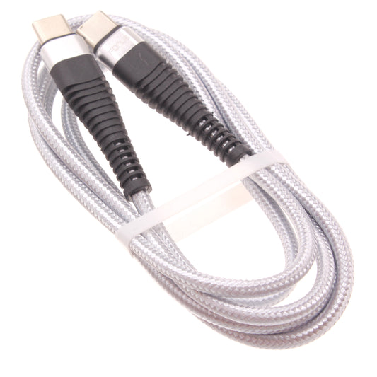 image of 3ft PD Cable Type-C to USB-C Fast Charger Cord Power Wire Sync  - BFE11 1491-1