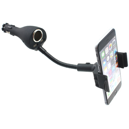 Car Mount Charger Holder DC Socket USB 2-Port Cradle  - BFB01 624-1