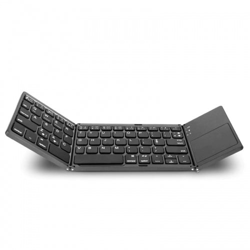 image of Wireless Keyboard Folding Rechargeable Portable Compact   - BFL66 1243-1