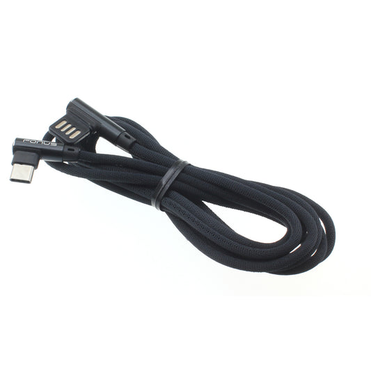 image of Angle USB Cable 6ft Type-C Charger Cord USB-C Power Wire  - BFR31 1104-1