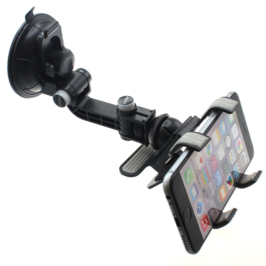 image of Car Mount Dash Windshield Holder Cradle Rotating  - BFJ05 642-1