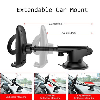 Car Mount Dash Windshield Holder Telescopic Cradle  - BFN98 1083-3