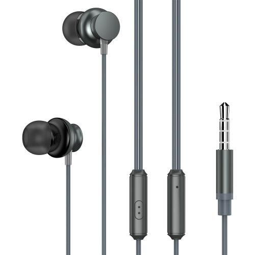 image of Wired Earphones Hi-Fi Sound Headphones Handsfree Mic Headset Metal Earbuds  - BFJ22 1576-1