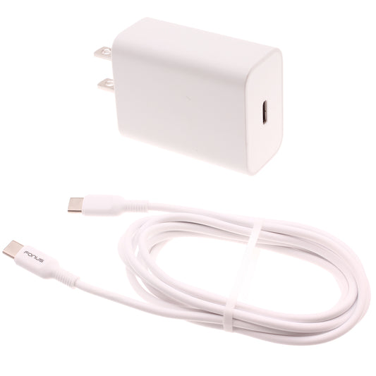 image of 18W Fast Home Charger PD Type-C 6ft USB-C Cable Quick Power Adapter  - BFB16 1401-1