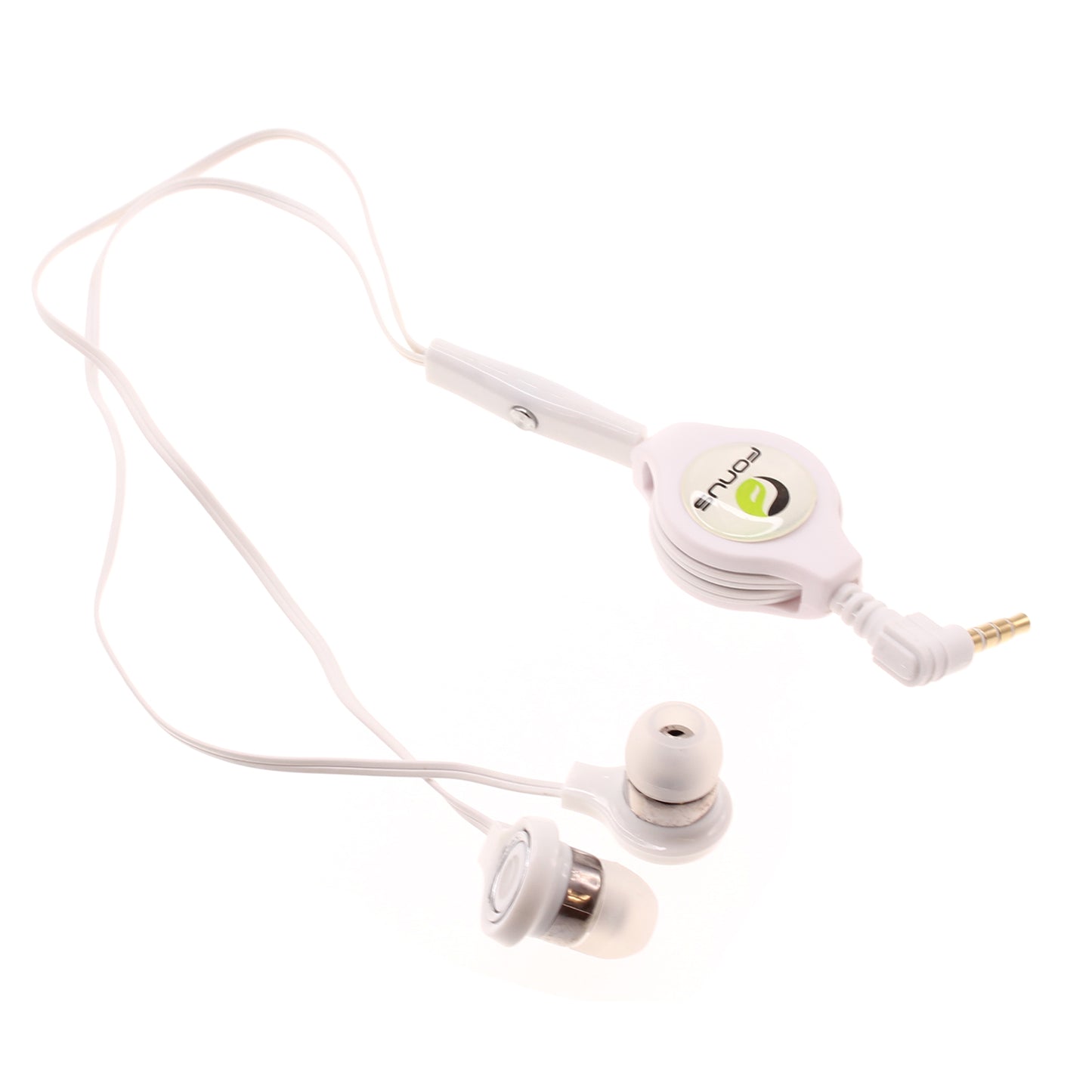 Retractable Earphones Headphones Hands-free Headset Handsfree Earbuds  - BFB72 407-1