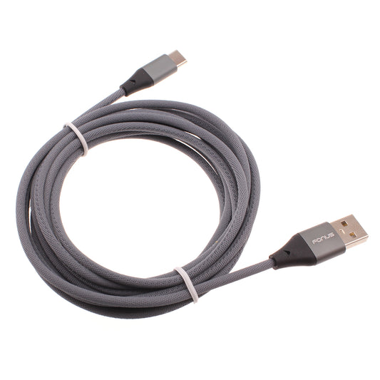 image of 10ft USB-C Cable Extra Long Fast Charger Power Cord Type-C Sync  - BFA98 1552-1