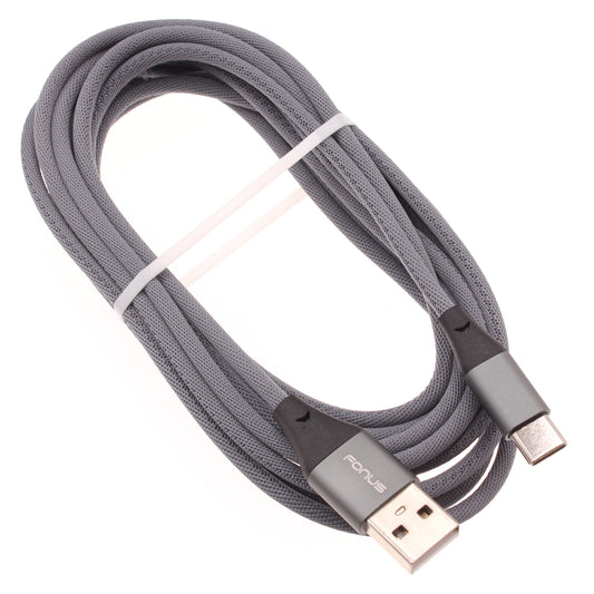 10ft USB-C Cable Extra Long Fast Charger Power Cord Type-C Sync  - BFA98 1552-1