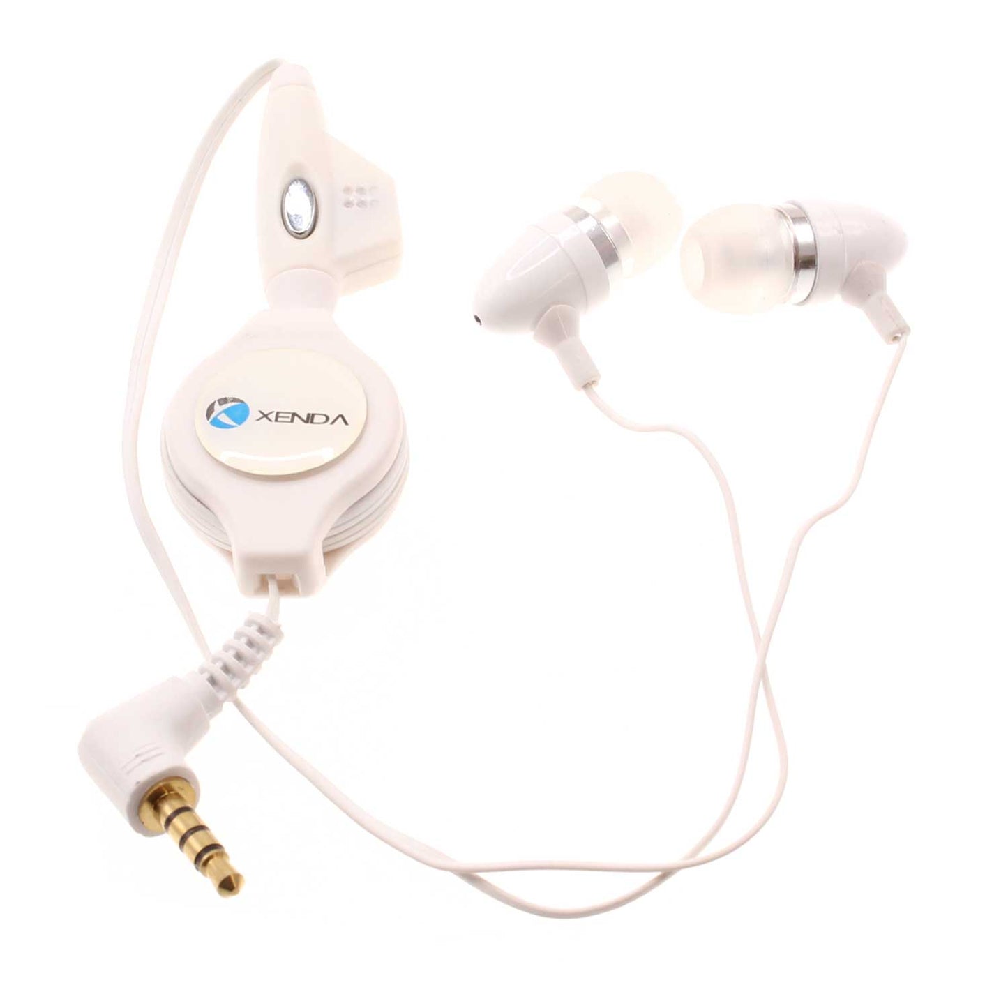 Retractable Earphones Wired Headphones Handsfree Mic Headset 3.5mm  - BFD57 365-1