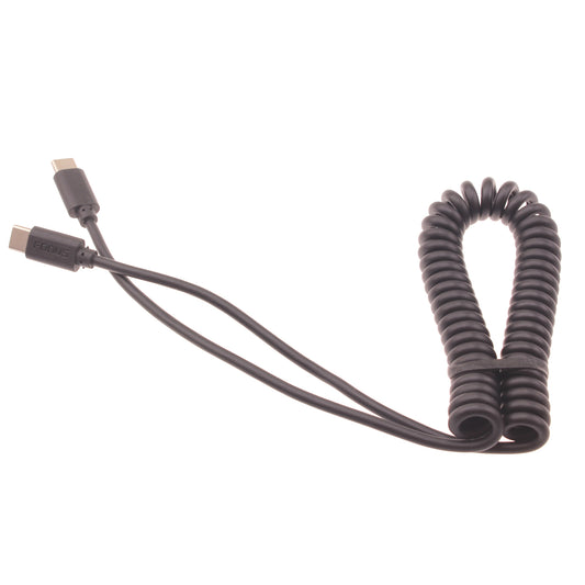 Coiled Cable USB-C to TYPE-C Fast Charger Cord Power  - BFD26 1421-1