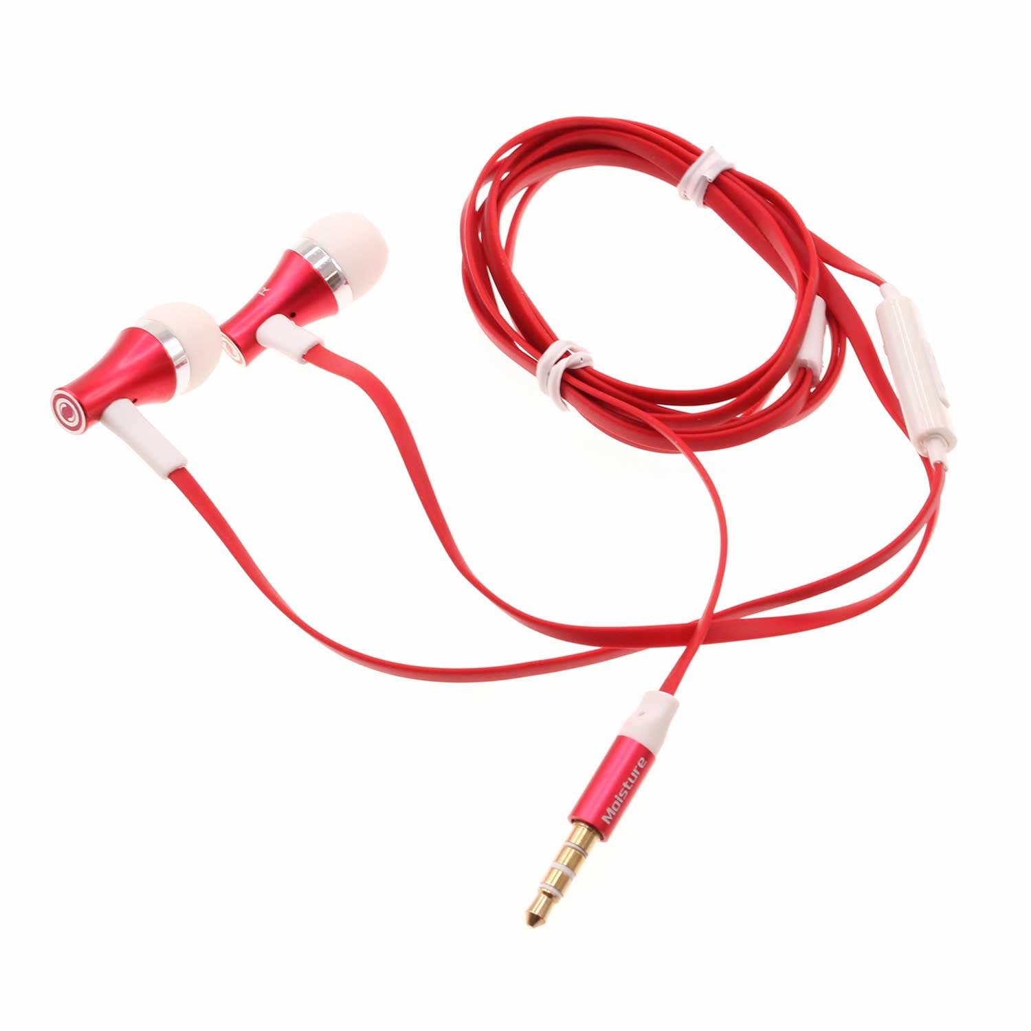 Wired Earphones Hi-Fi Sound Headphones Handsfree Mic Headset Metal Earbuds  - BFD27 392-1