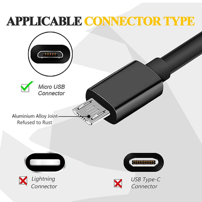 6ft USB Cable MicroUSB Charger Cord Power Wire Long  - BFK20 276-2