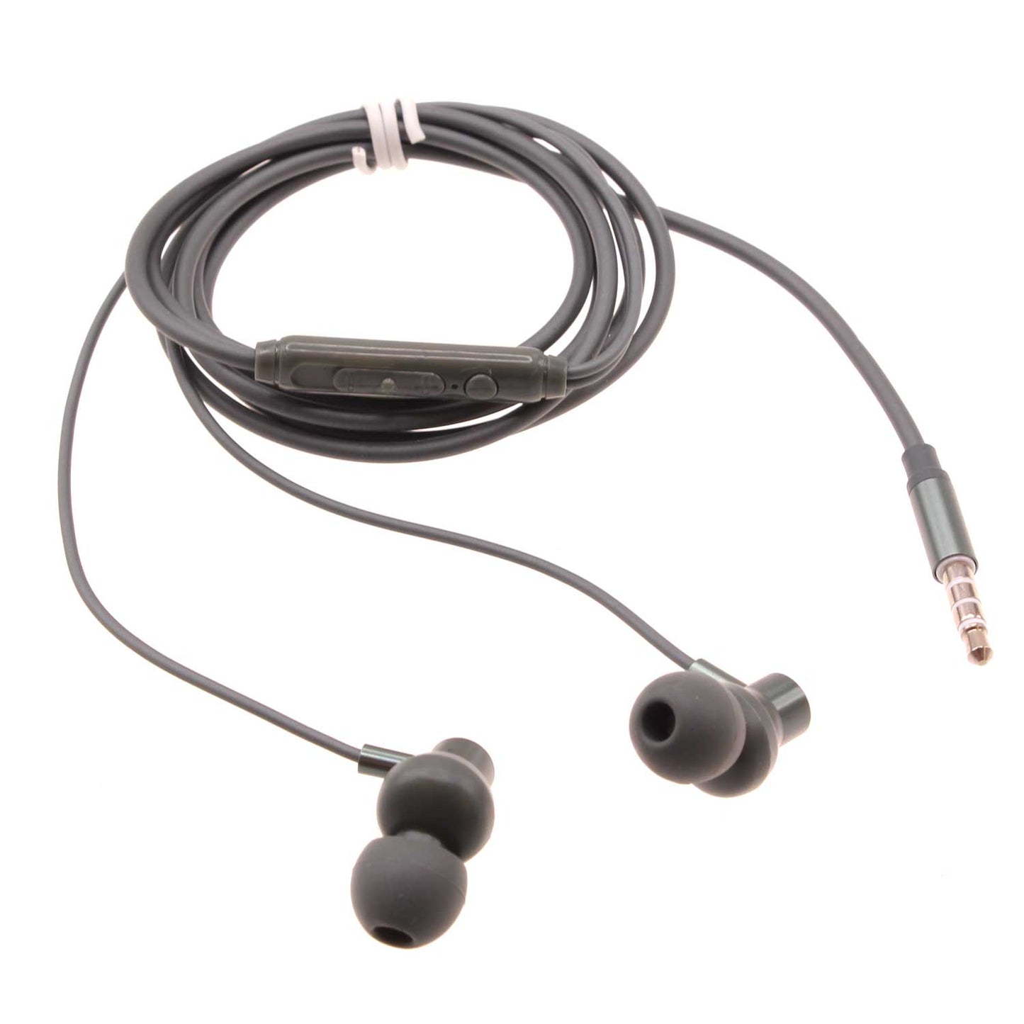 Wired Earphones Hi-Fi Sound Headphones Handsfree Mic Headset Metal Earbuds  - BFD75 1575-1