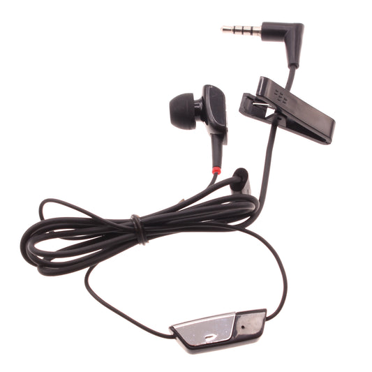 image of Mono Headset Wired Earphone Handsfree Mic 3.5mm Headphone Single Earbud  - BFB55 410-1