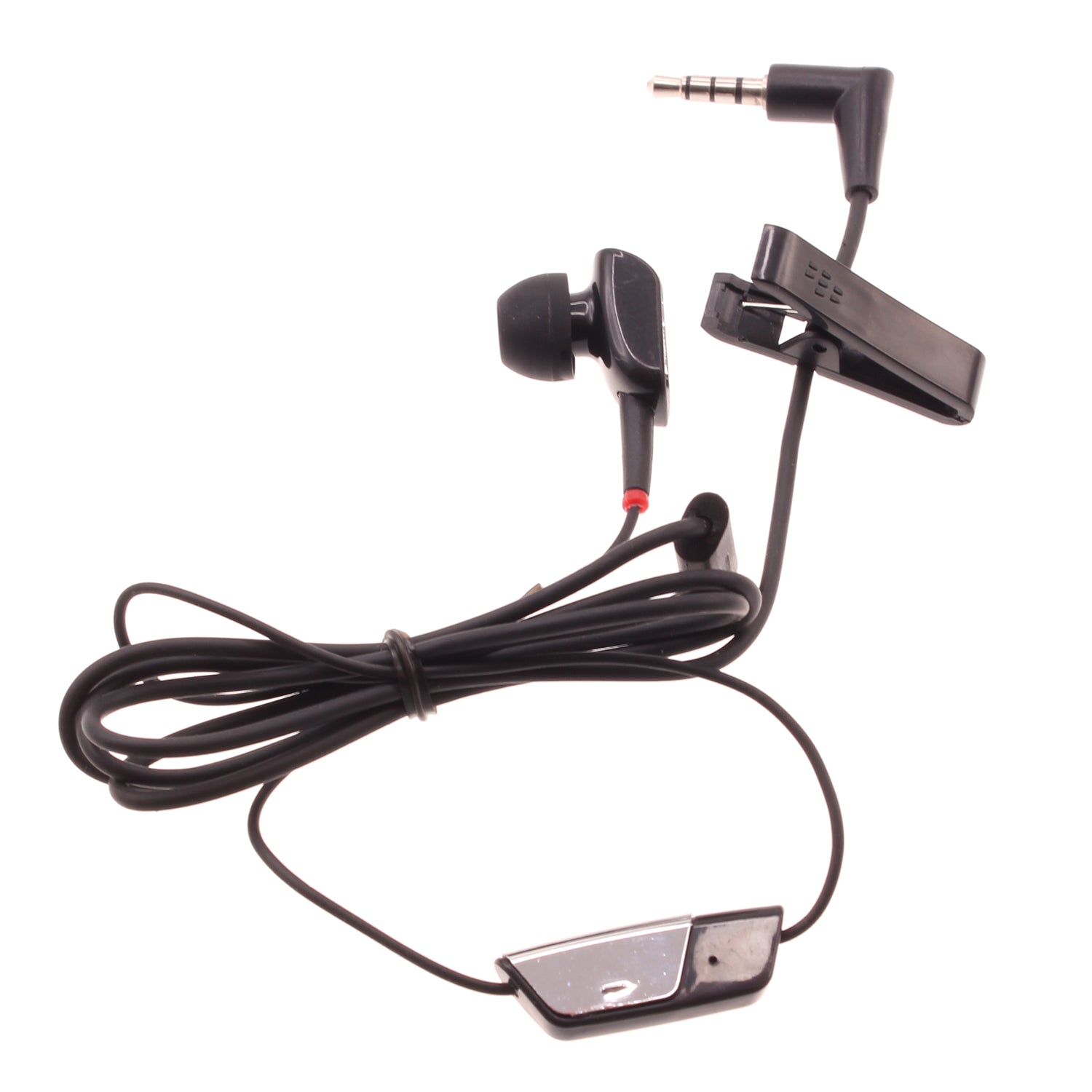 Mono Headset Wired Earphone Handsfree Mic 3.5mm Headphone Single Earbud  - BFB55 410-1