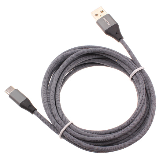 image of 10ft USB-C Cable Extra Long Fast Charger Power Cord Type-C Sync  - BFA98 1552-1