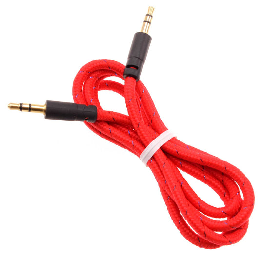 image of Aux Cable 3.5mm Adapter Car Stereo Aux-in Audio Cord Speaker Jack Wire  - BFM98 402-1