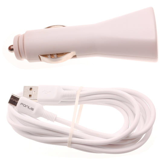 image of Car Charger 6ft USB-C Cable Power Adapter  Power Adapter   Long TYPE-C Cord  Plug-in  - BFY19 1740-1