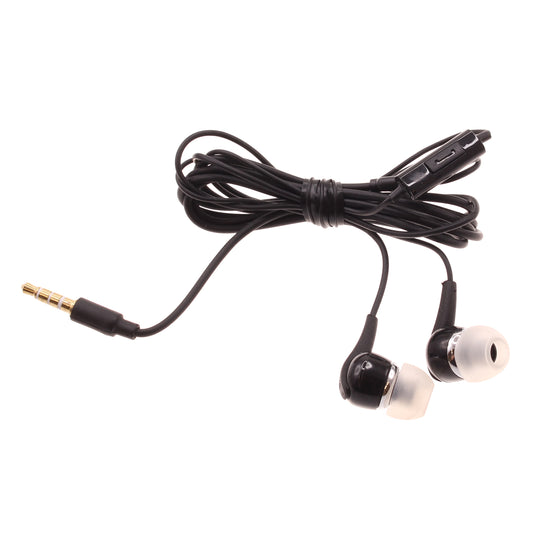 image of Wired Earphones Headphones Handsfree Mic 3.5mm Headset Earbuds  - BFA48 324-1