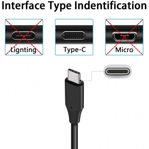 36W PD Home Charger Fast Type-C 6ft Long Cable USB-C Power Cord QC3.0 Adapter  - BFE07 1492-7