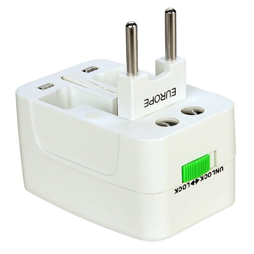 International Charger Travel Adapter Plug Converter AC Power World  - BFB34 750-7