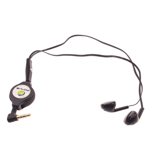 image of Retractable Earphones Headphones Hands-free Headset Handsfree Earbuds  - BFB63 405-1