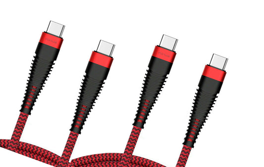 image of 6ft and 10ft Long PD USB-C Cables Fast Charge TYPE-C to TYPE-C Cord Power Wire USB-C to USB-C Data Sync  - BFY69 1796-1