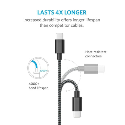 10ft USB-C Cable Extra Long Fast Charger Power Cord Type-C Sync  - BFA98 1552-4