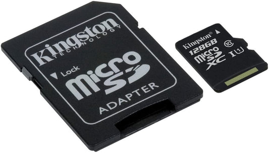 image of 128GB Memory Card Kingston High Speed MicroSD Class 10 MicroSDXC  - BFV35 1588-1