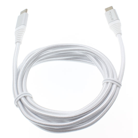 image of USB-C Cable 6ft Long Fast Charge Power Cord (Type-C to Type-C) Wire  - BFR19 1035-1