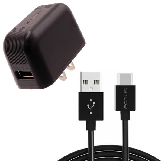 image of Home Wall USB Charger with 6ft Long Type-C Cable 2031-1