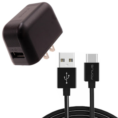 Home Wall USB Charger with 6ft Long Type-C Cable 2031-1