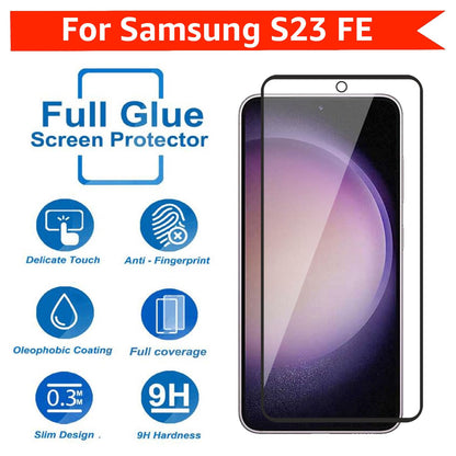 2 Pack Galaxy S23 FE Screen Protector Tempered Glass 2044-2