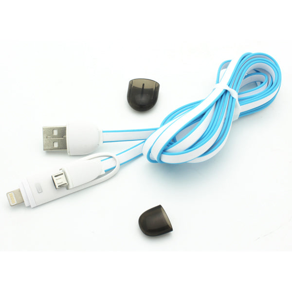 USB Cable 2-in-1 Charger Power Cord Braided  - BFF63 292-3