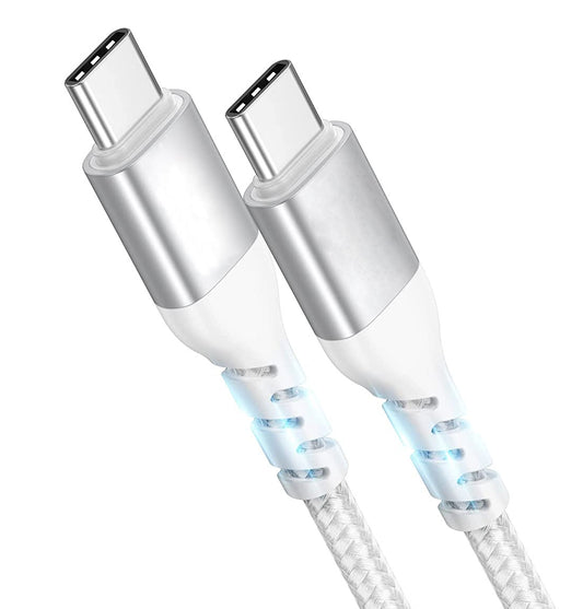 image of USB-C Cable 6ft Long Fast Charge Power Cord (Type-C to Type-C) Wire  - BFR19 1035-1