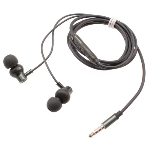 Wired Earphones Hi-Fi Sound Headphones Handsfree Mic Headset Metal Earbuds  - BFD75 1575-6