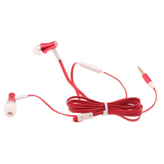 Wired Earphones Hi-Fi Sound Headphones Handsfree Mic Headset Metal Earbuds  - BFD27 392-1