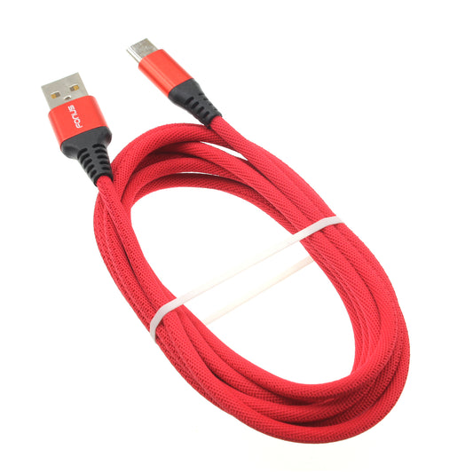 Red 6ft USB-C Cable Type-C Charger Cord Power Wire Long  - BFK59 1414-1