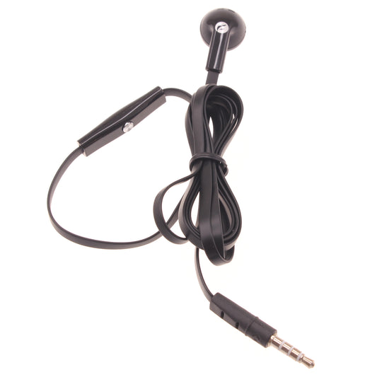 image of Mono Headset Wired Earphone Single Earbud 3.5mm Headphone Flat  - BFJ88 387-1