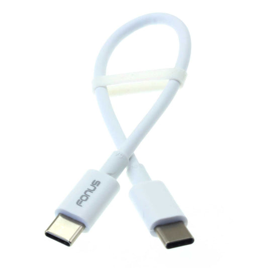 image of Short USB-C Cable PD Fast Charge Cord Power Wire Wire Type-C to Type-C  - BFG57 1400-1