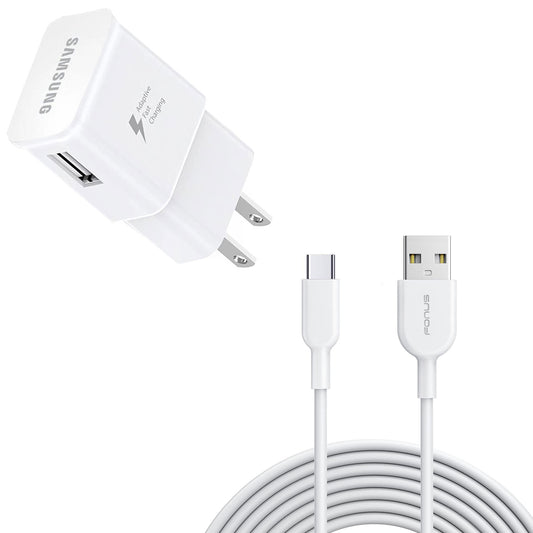 image of Fast Home Charger Type-C 6ft USB Cable Quick Power Adapter  - BFM13 933-1