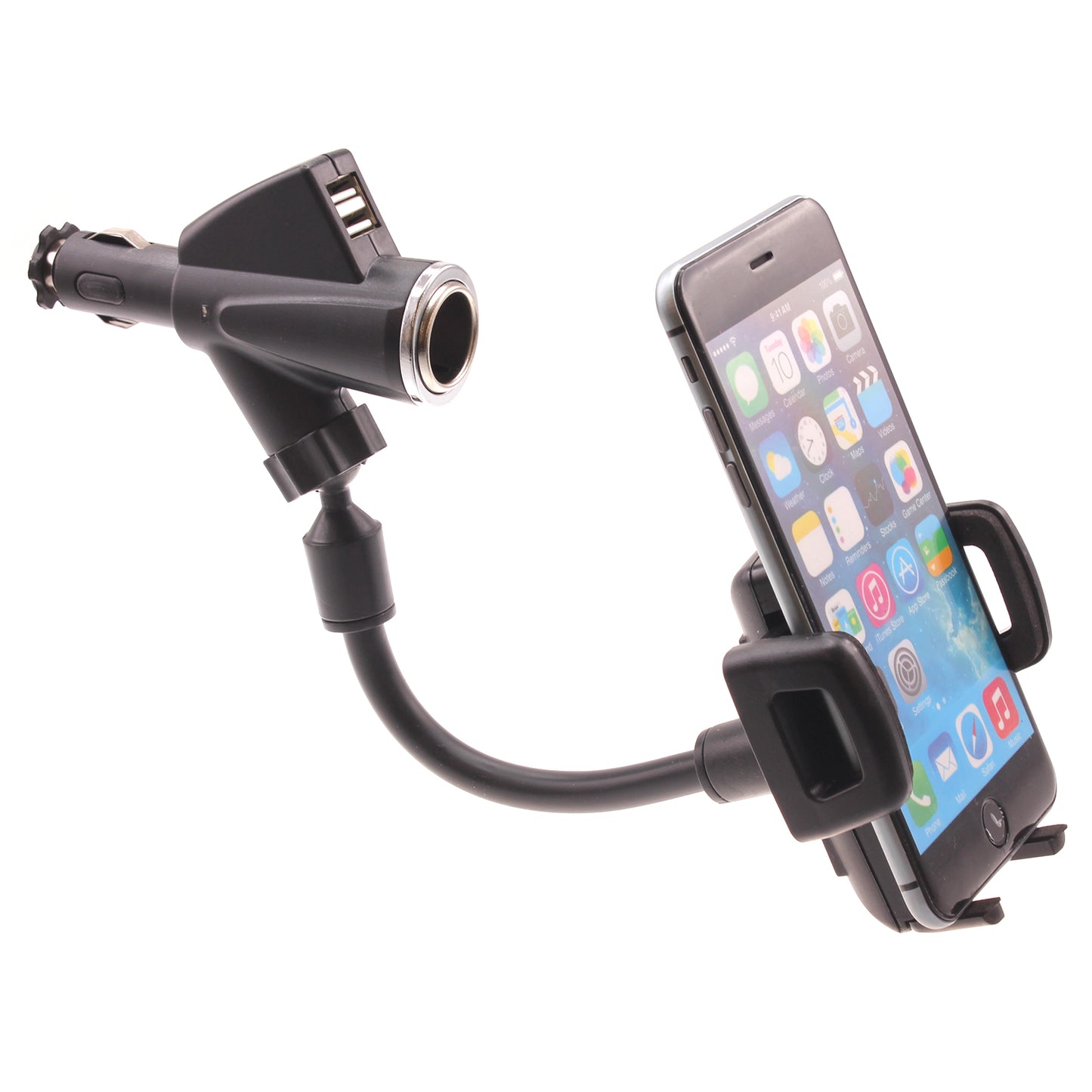 Car Mount Charger Holder DC Socket USB Port Cradle  - BFD69 640-1