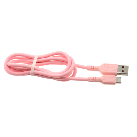 image of 3ft USB-C Cable Pink Charger Cord Power Wire Type-C  - BFG62 1415-1