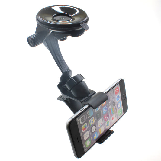 image of Car Mount Dash Windshield Holder Cradle Rotating  - BFM86 689-1